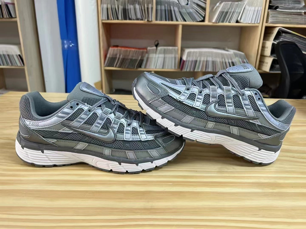 Gray and White Nike P-6000 Sneakers CD6404-023 - product image from the listing.