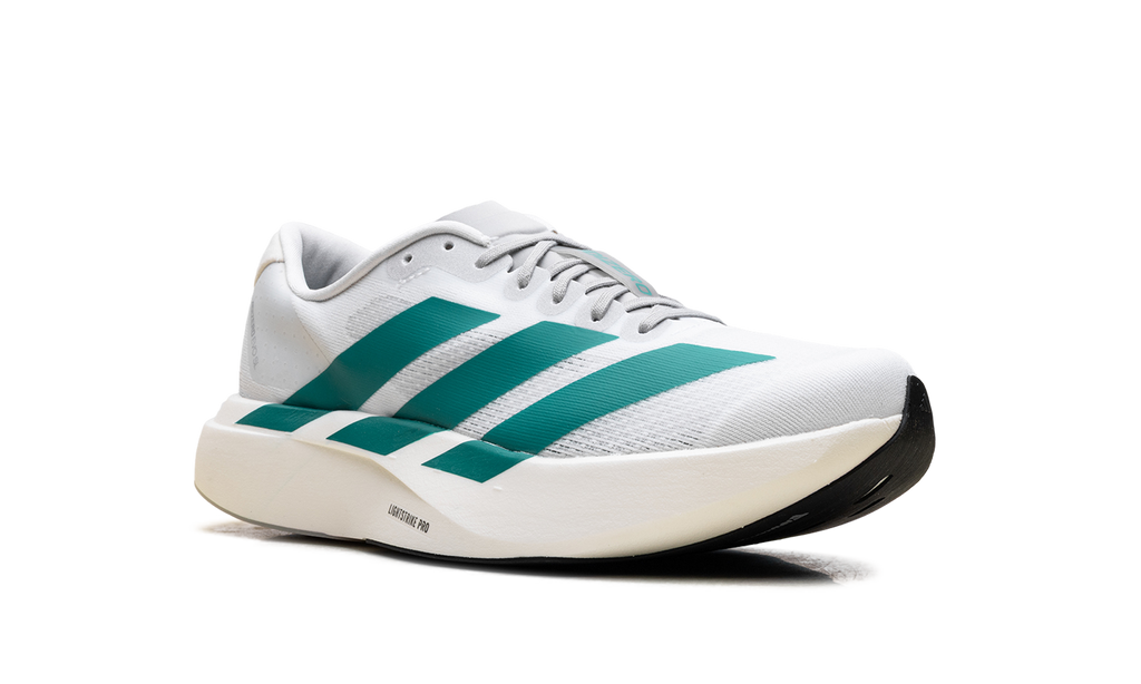 "White Pure Teal" adiZero EVO SL JS4451 - product image from the listing.
