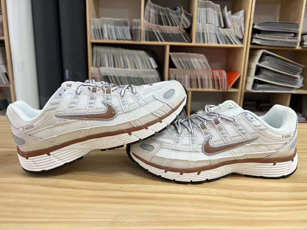 Nike P-6000 Sneakers in White Brown CD6404-106 - product image from the listing.