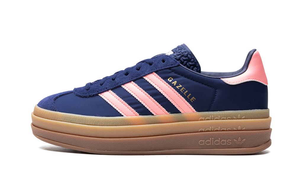 Women's Gazelle Bold "Dark Blue Pink Spark" IG4390 - product image from the listing.