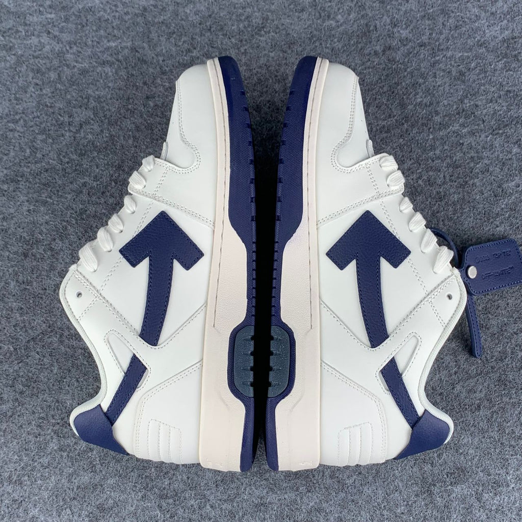 "White White Navy Blue" Off-White Out of Office - product image from the listing.