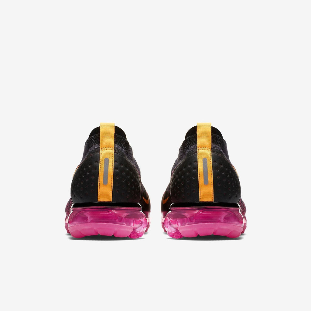 Nike Air VaporMax Flyknit 2 Running Shoes in Black Yellow - product image from the listing.