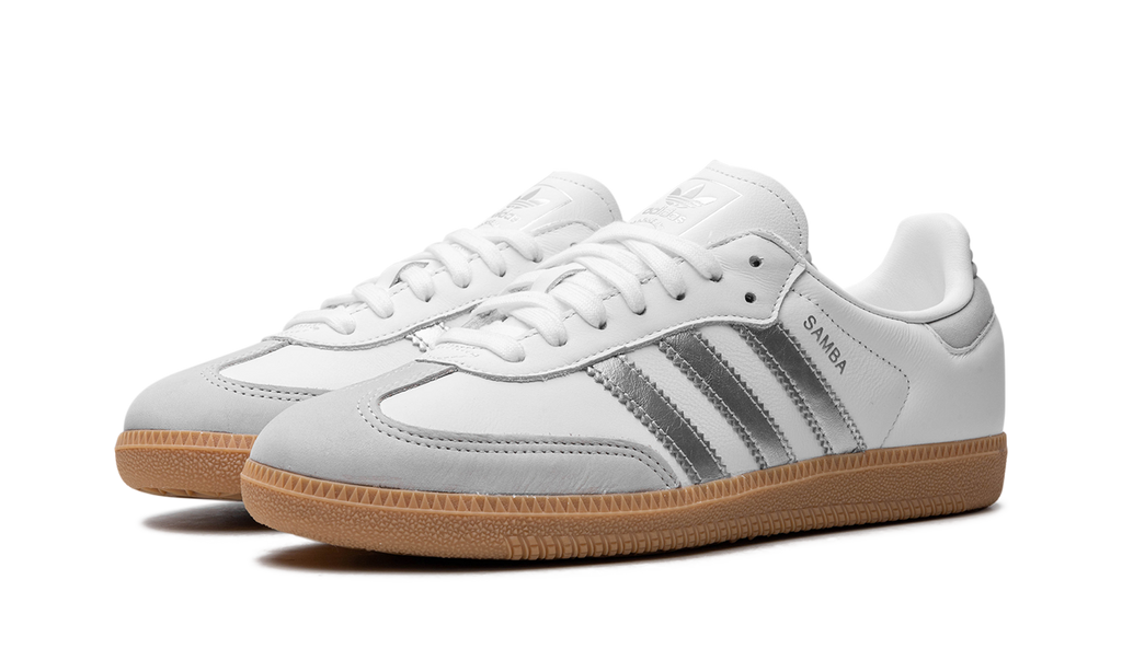 Women's Samba OG "White Silver Metallic Grey" JI2725 - product image from the listing.