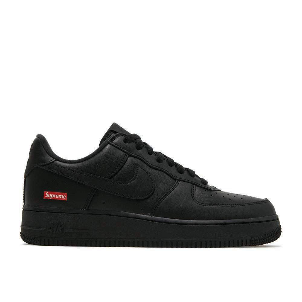 Nike Supreme x Air Force 1 Low 'Box Logo - Black' Sneaker - product image from the listing.
