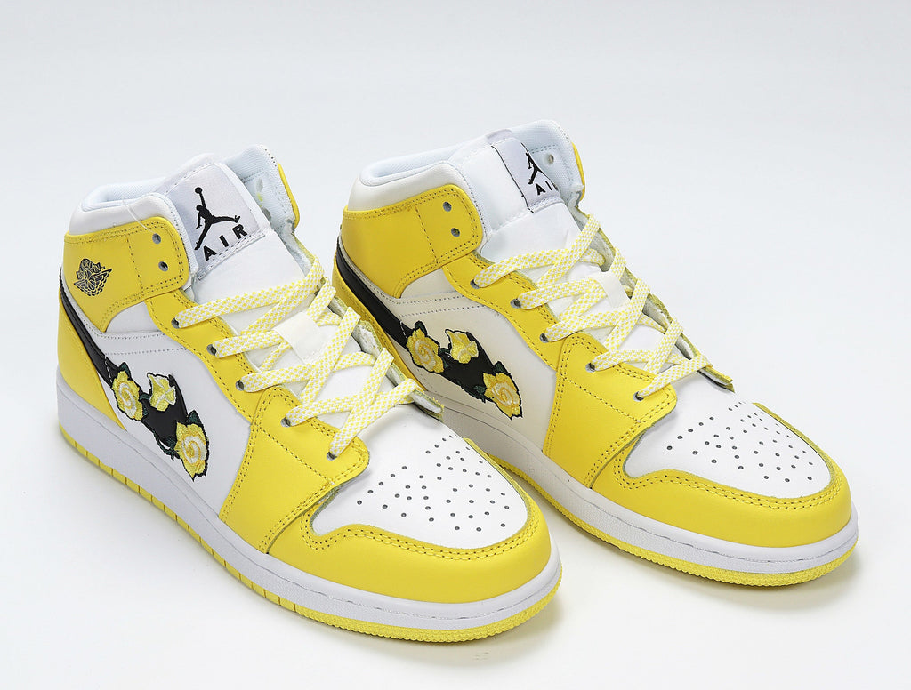 Yellow Rose Sneakers - Air Jordan 1 High AV5174-700 - product image from the listing.