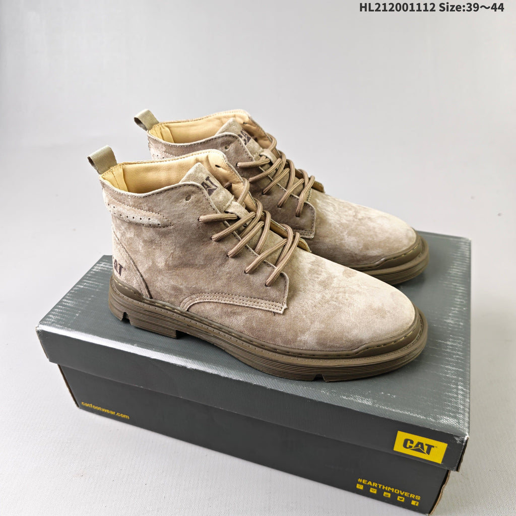 Taupe CAT Footwear High-Top Casual Boots - product image from the listing.