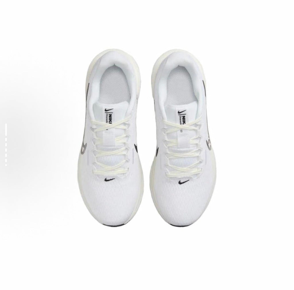 Nike Downshifter 13 Running Shoes in White Silver FD6476-100 - product image from the listing.