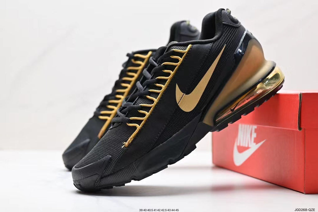 Nike Air Max 270 Sneakers in Black Gold - product image from the listing.