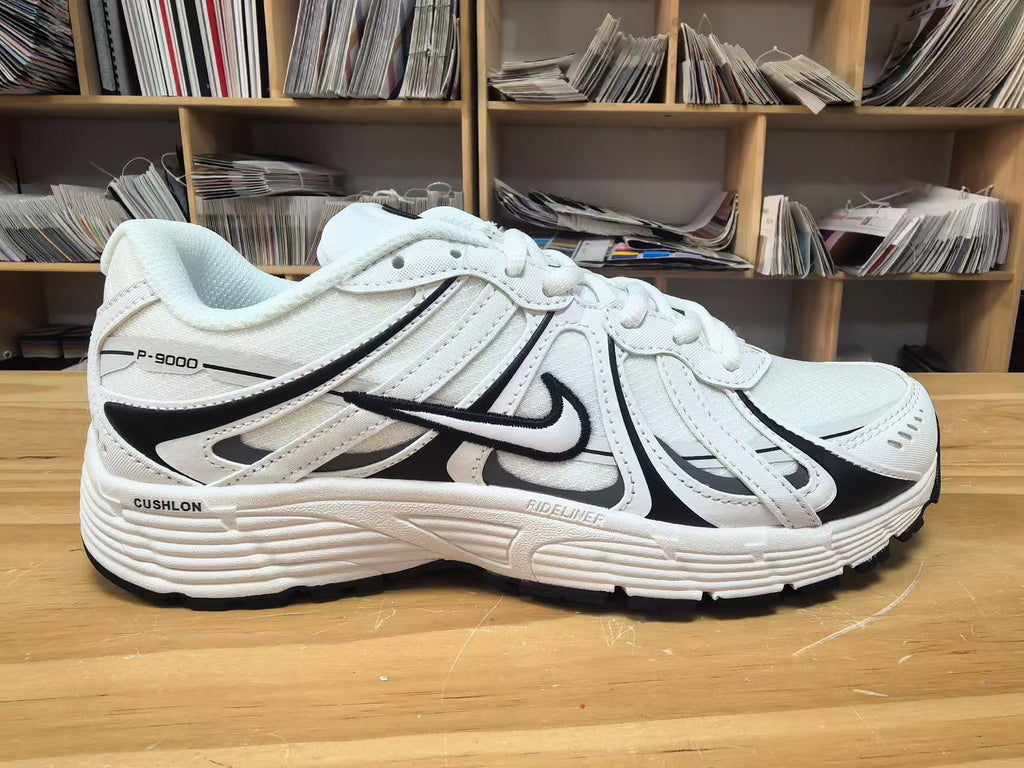 Nike P-9000 Sneakers in White and Black - product image from the listing.