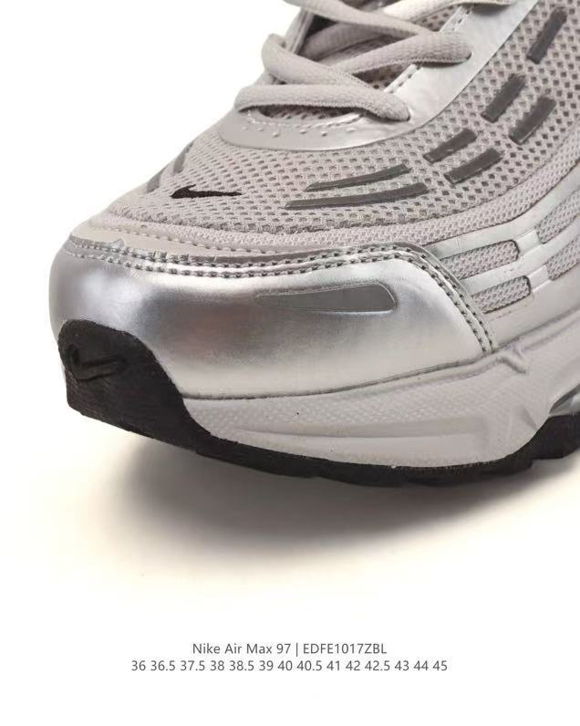 Nike Air Max 97 Sneakers in Silver Grey EDE1017ZBL - product image from the listing.