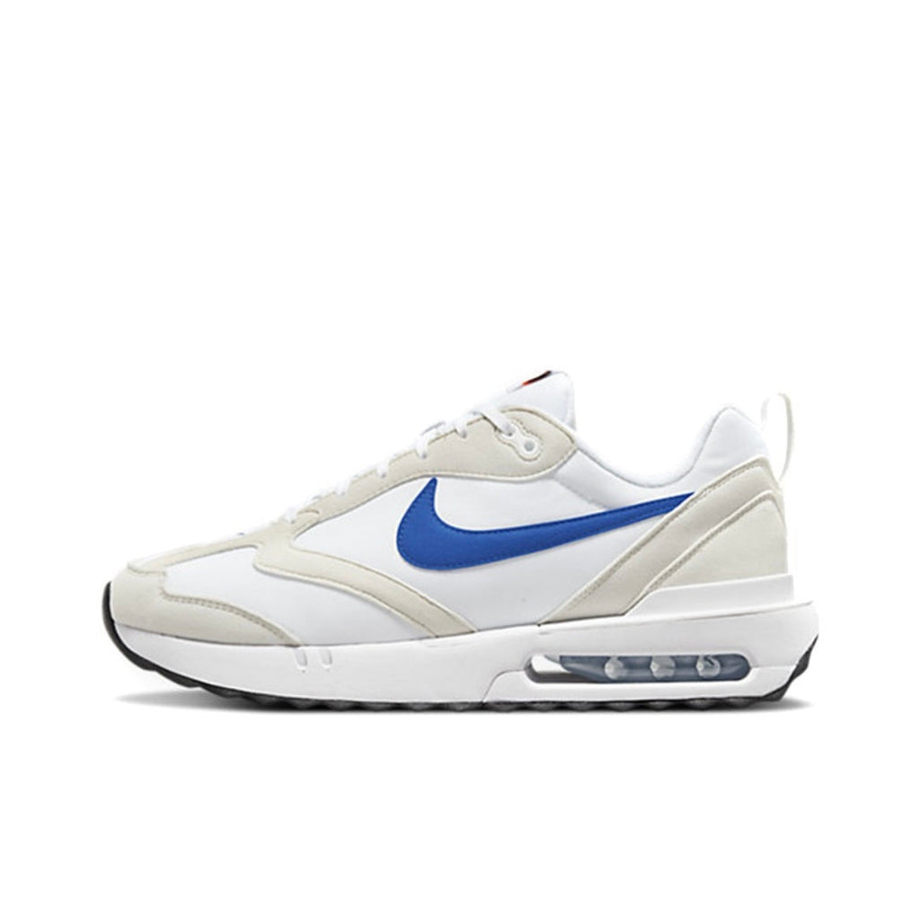 Nike Air Max Dawn Sneakers in White Blue DJ3624-100 - product image from the listing.