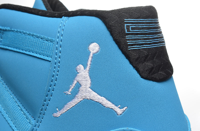 Blue and White Air Jordan 11 High Sneakers - product image from the listing.