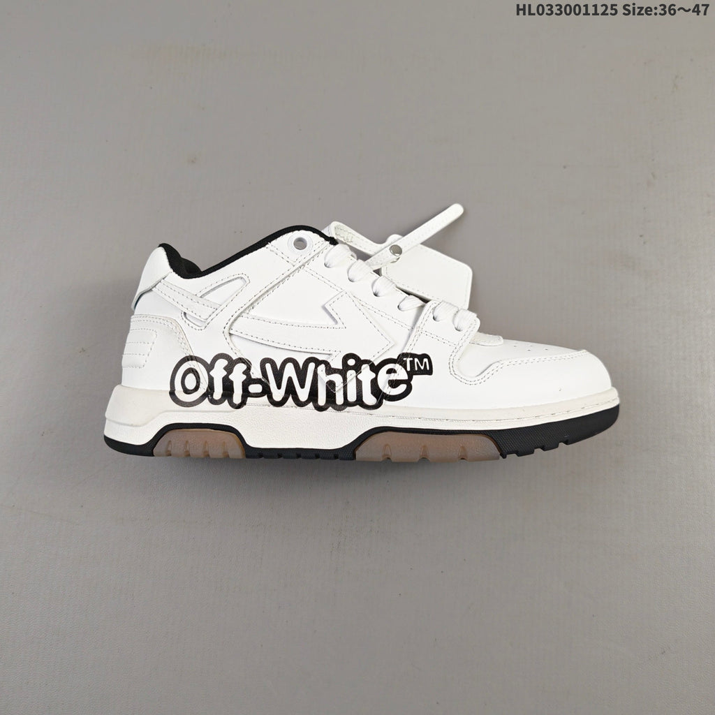White Off-White Out Of Office Low-Top Sneakers - product image from the listing.