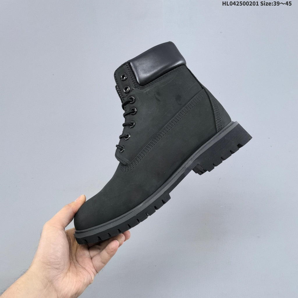 Timberland High-Top Lace-Up Boots, Wheat and in Black - product image from the listing.