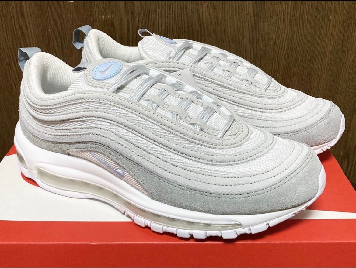 Nike Air Max 97 SE Sneakers in White Grey DX3279-010 - product image from the listing.