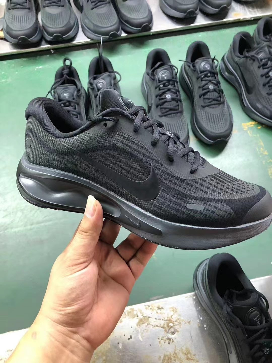 Nike Journey Run Road Running Shoes FJ7765-002 in Black - product image from the listing.