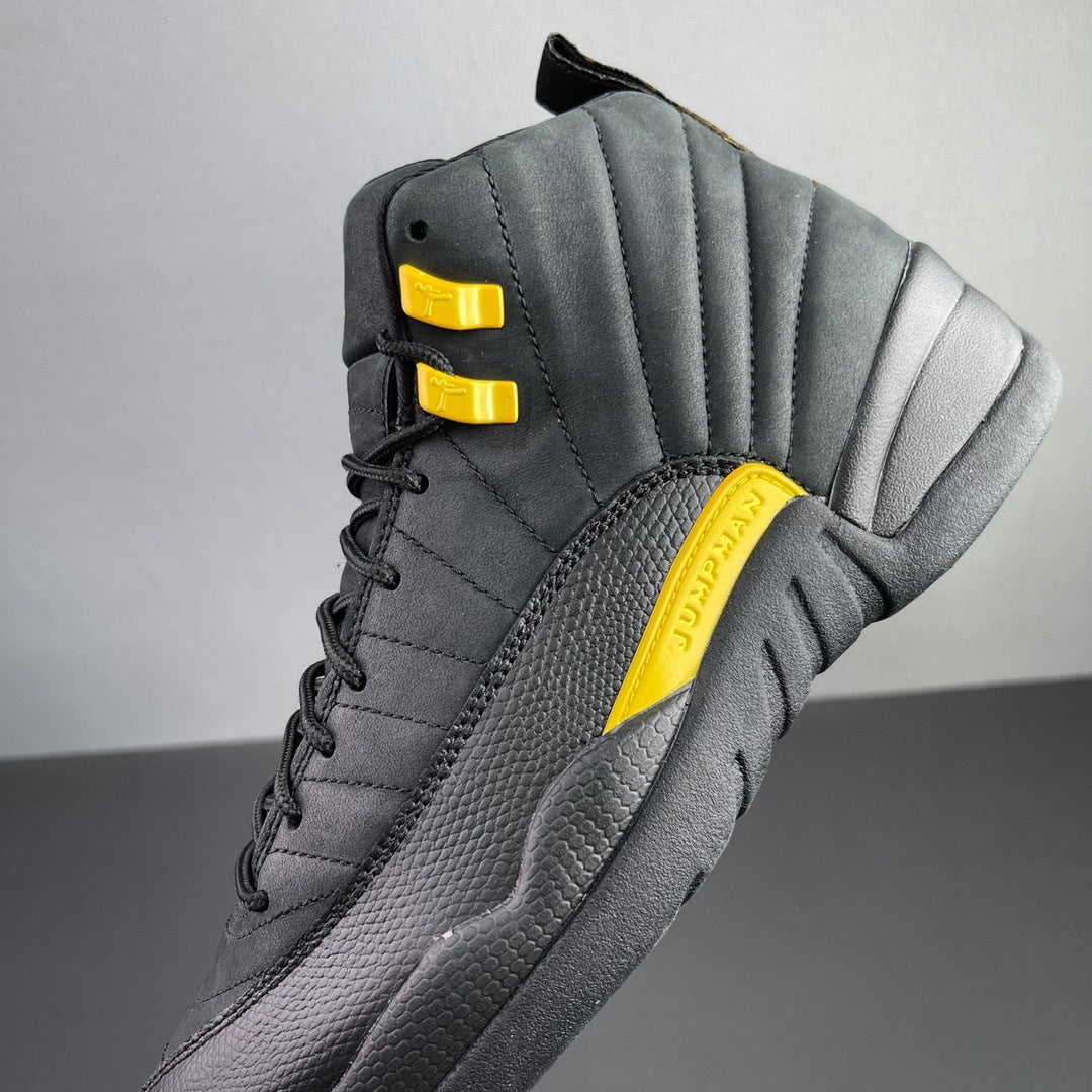 Black Taxi Sneakers - Air Jordan 12 Retro CT8013-071 - product image from the listing.