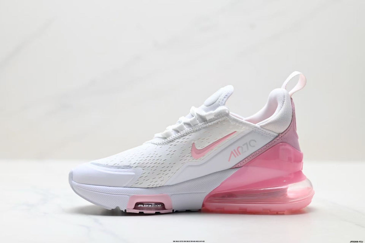 Nike Air Zoom Sneakers in White and Pink - product image from the listing.