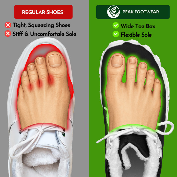 Unisex PF Cryon - Non-slip & waterproof winter barefoot shoe - product image from the listing.