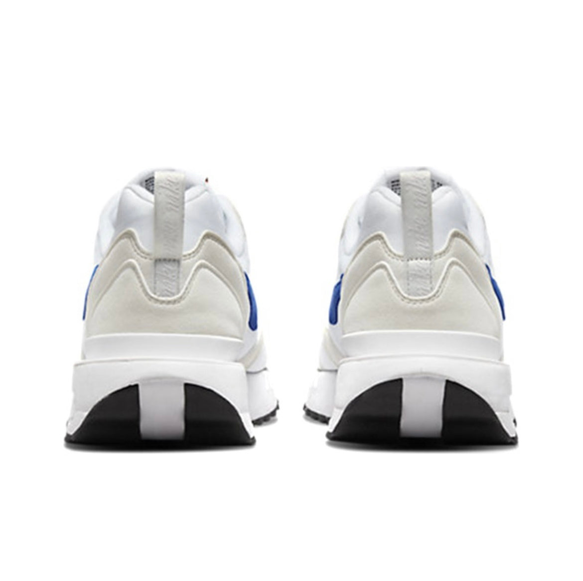 Nike Air Max Dawn Sneakers in White Blue DJ3624-100 - product image from the listing.
