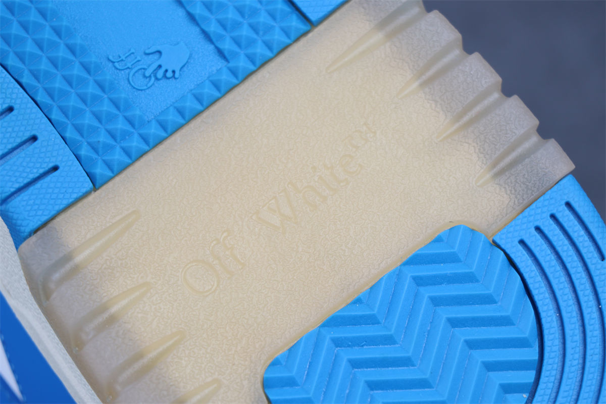 "Blue White" Off-White Out of Office - product image from the listing.