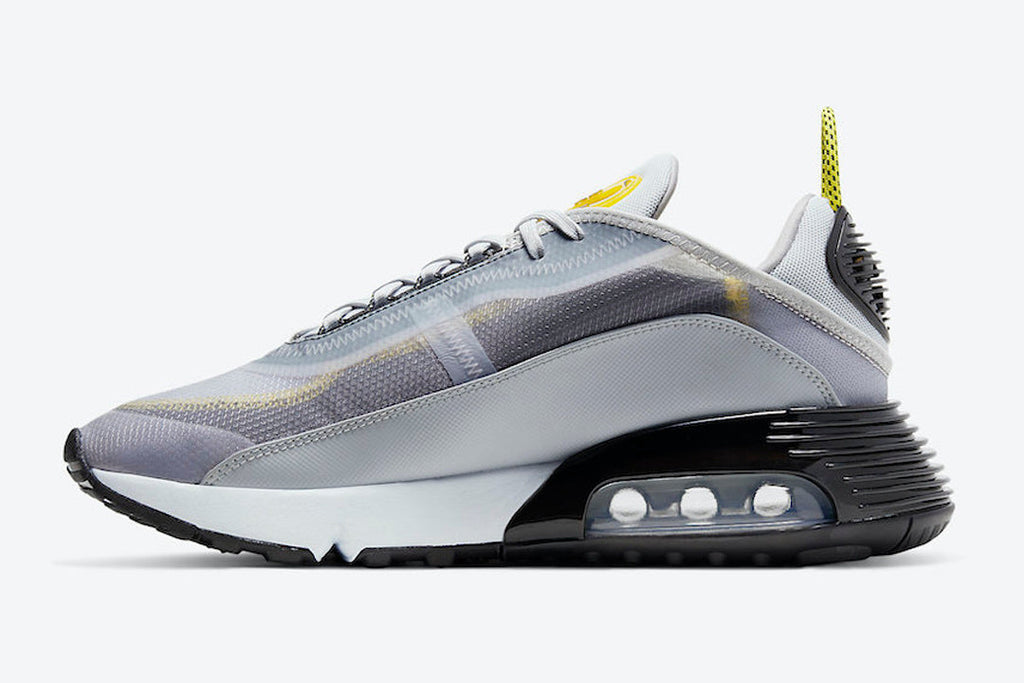 Nike Air Max 2090 BV9977-002 Sneakers in Grey and Yellow - product image from the listing.