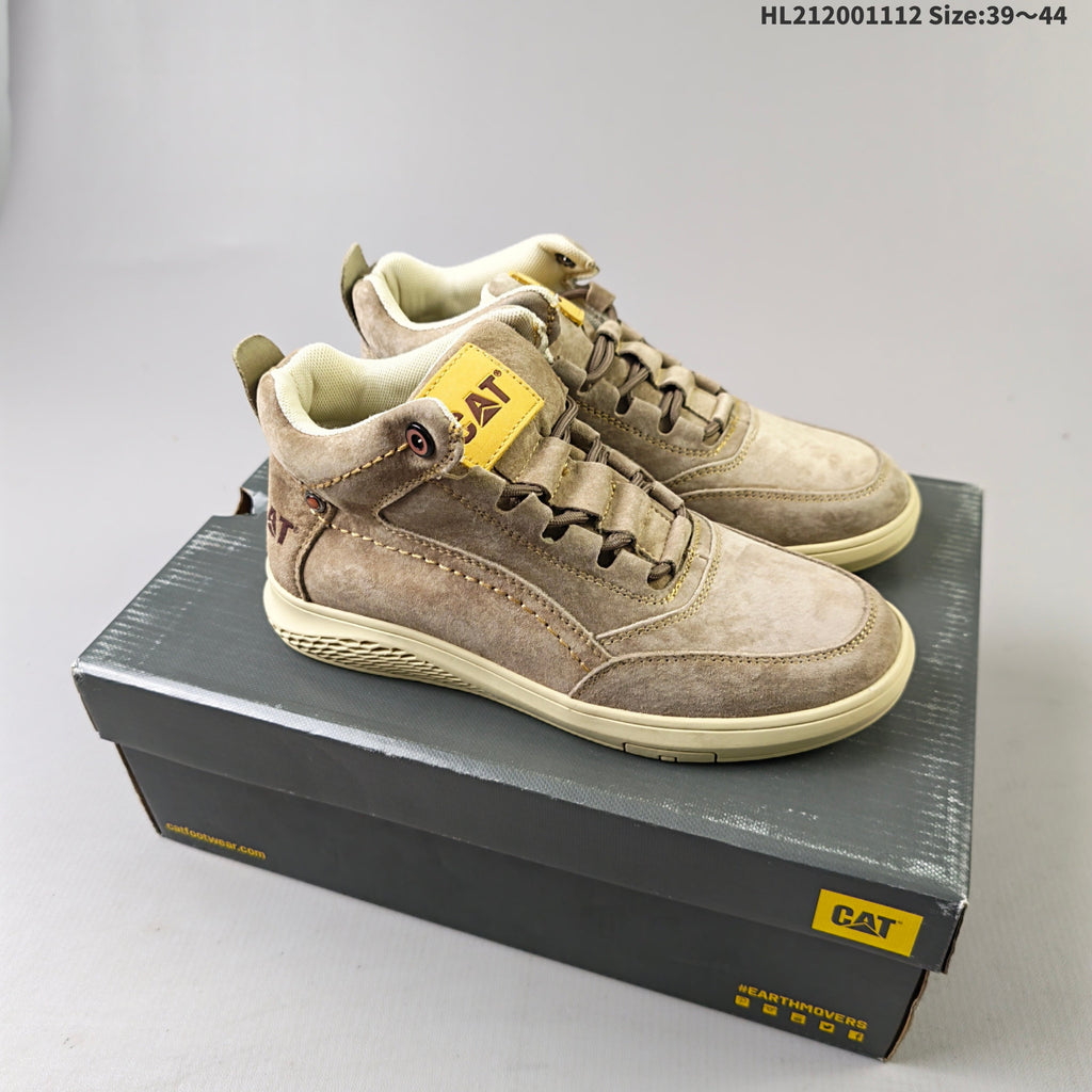 Taupe CAT Footwear High-Top Casual Boots - product image from the listing.