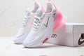 Nike Air Zoom Sneakers in White and Pink - product image from the listing.