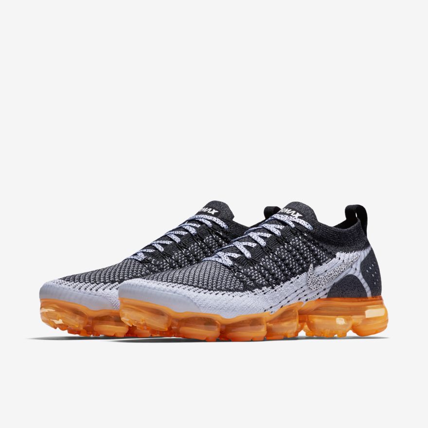 Nike Air VaporMax Flyknit 2 Mango Trainers - product image from the listing.