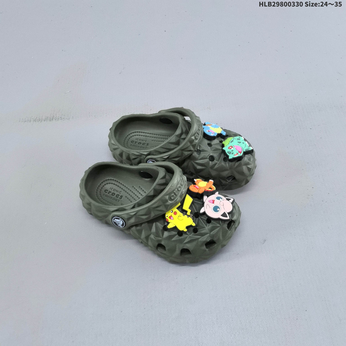 Crocs Classic Clog Kids' Footwear with Character Charms - product image from the listing.