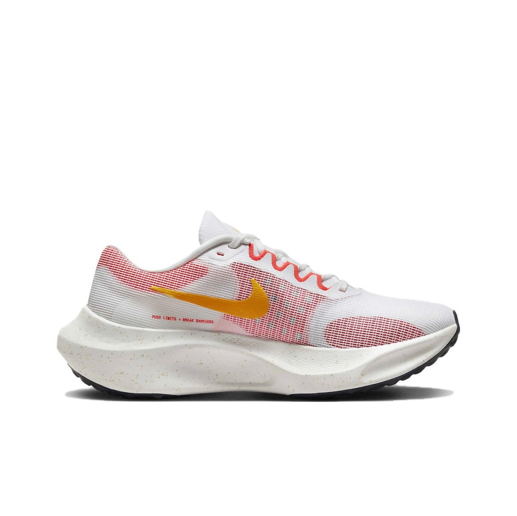 Nike Zoom Fly 5 Running Shoes in White Red DM8968-100 - product image from the listing.
