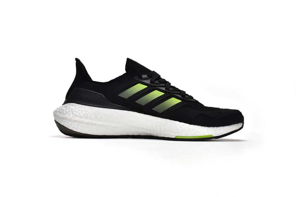 adidas UltraBoost 22 H01172 Running Shoes in Black Green - product image from the listing.