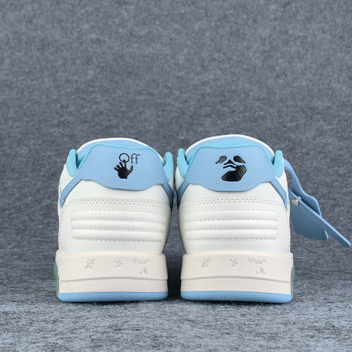 "White Light Blue" Off-White Out of Office - product image from the listing.