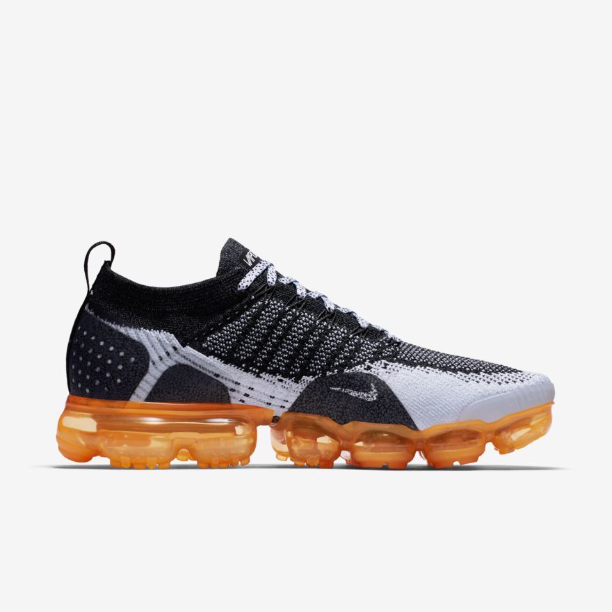 Nike Air VaporMax Flyknit 2 Mango Trainers - product image from the listing.