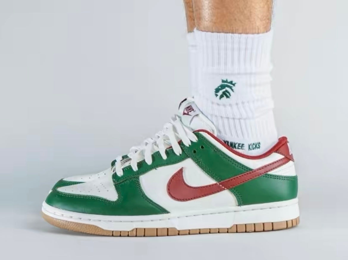 Nike Dunk Low Gorge Sneakers in Green FB7160-161 - product image from the listing.