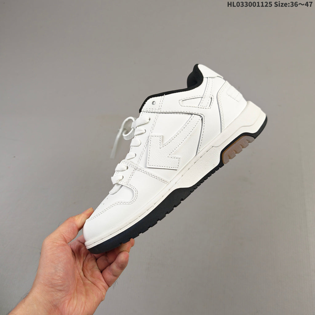 White Off-White Out Of Office Low-Top Sneakers - product image from the listing.