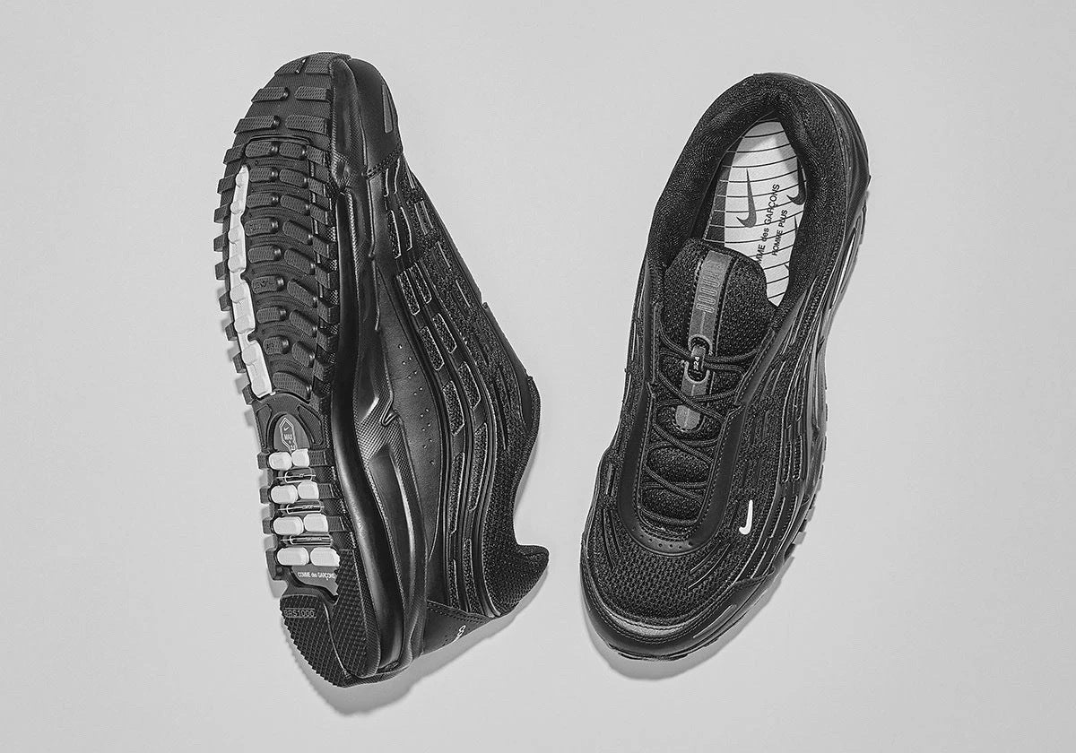 Nike Air Max TL 2.5 CDG Homme Plus Sneakers in Black HJ6539-001 - product image from the listing.