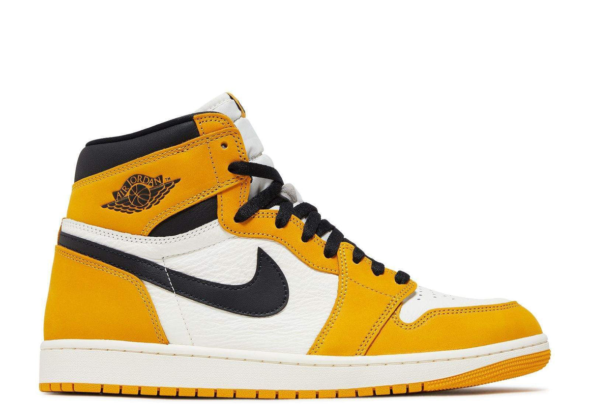Air Jordan 1 Retro High OG Yellow Ochre Sneaker - product image from the listing.