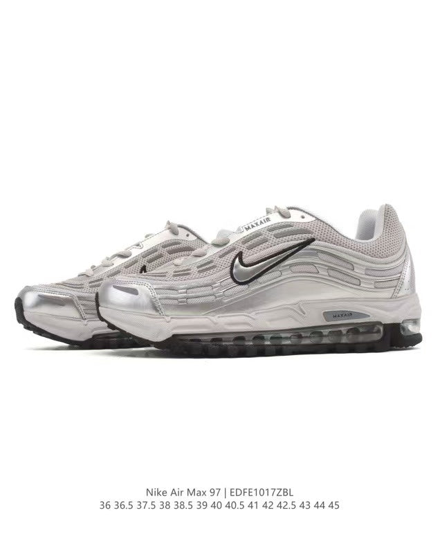 Nike Air Max 97 Sneakers in Silver Grey EDE1017ZBL - product image from the listing.