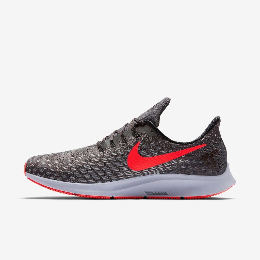 Nike Air Zoom Pegasus 35 Shoes for Running, Grey/Crimson 942851-006 - product image from the listing.