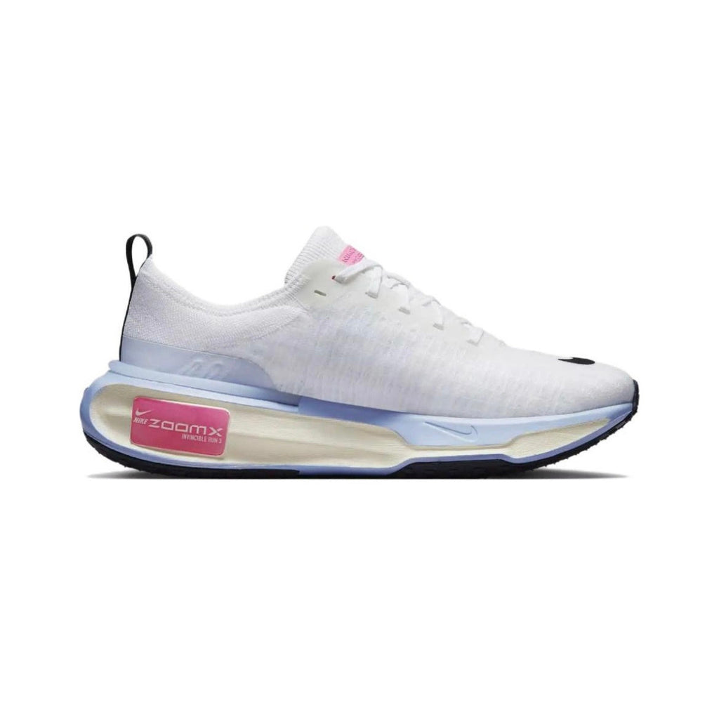 Nike ZoomX Invincible Run 3 Running Shoes in White Blue DR2615-100 - product image from the listing.