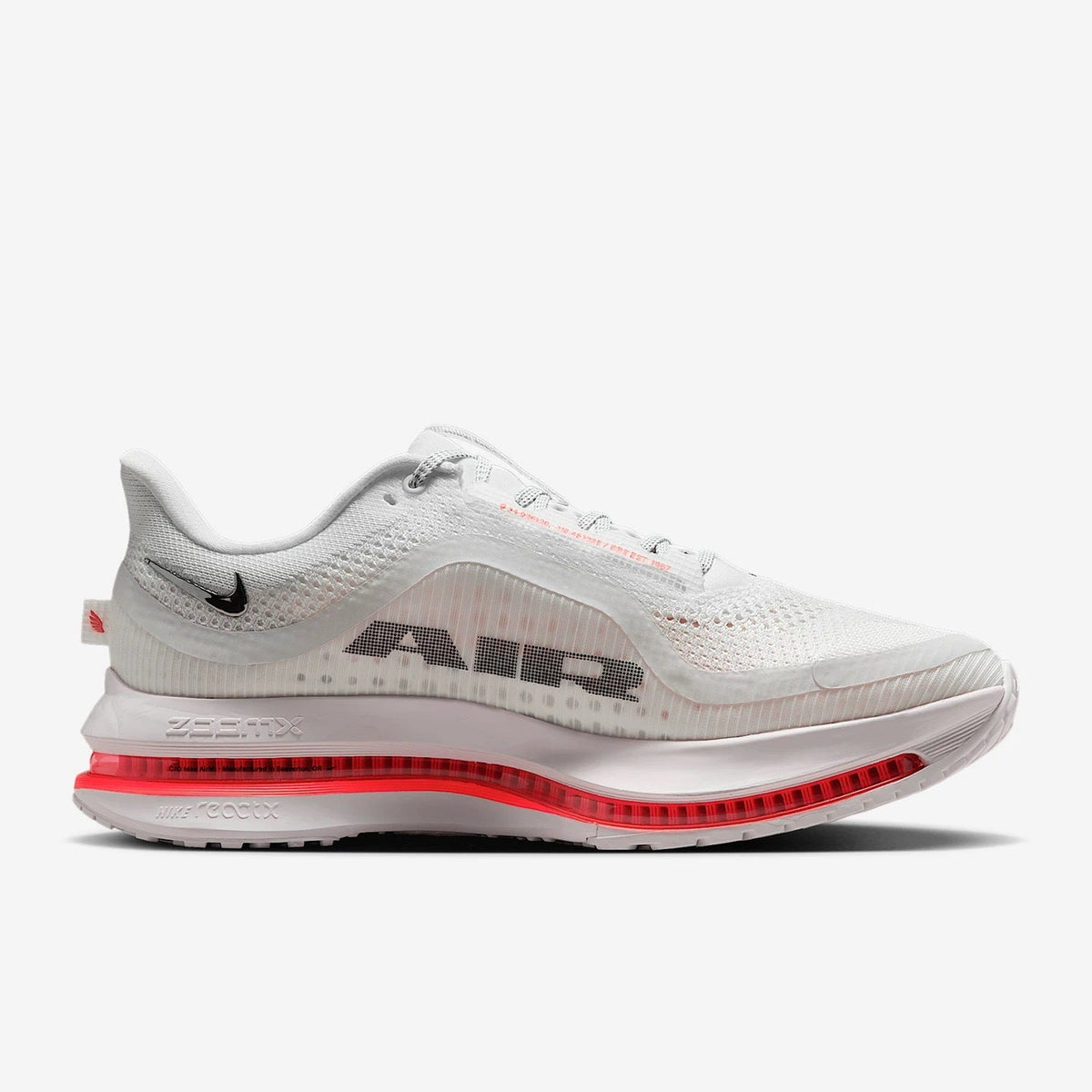 Nike Pegasus Premium Running Shoes in White Red HQ2592-101 - product image from the listing.