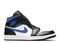 Air Jordan 1 Mid 'Racer Blue' Sneaker - product image from the listing.