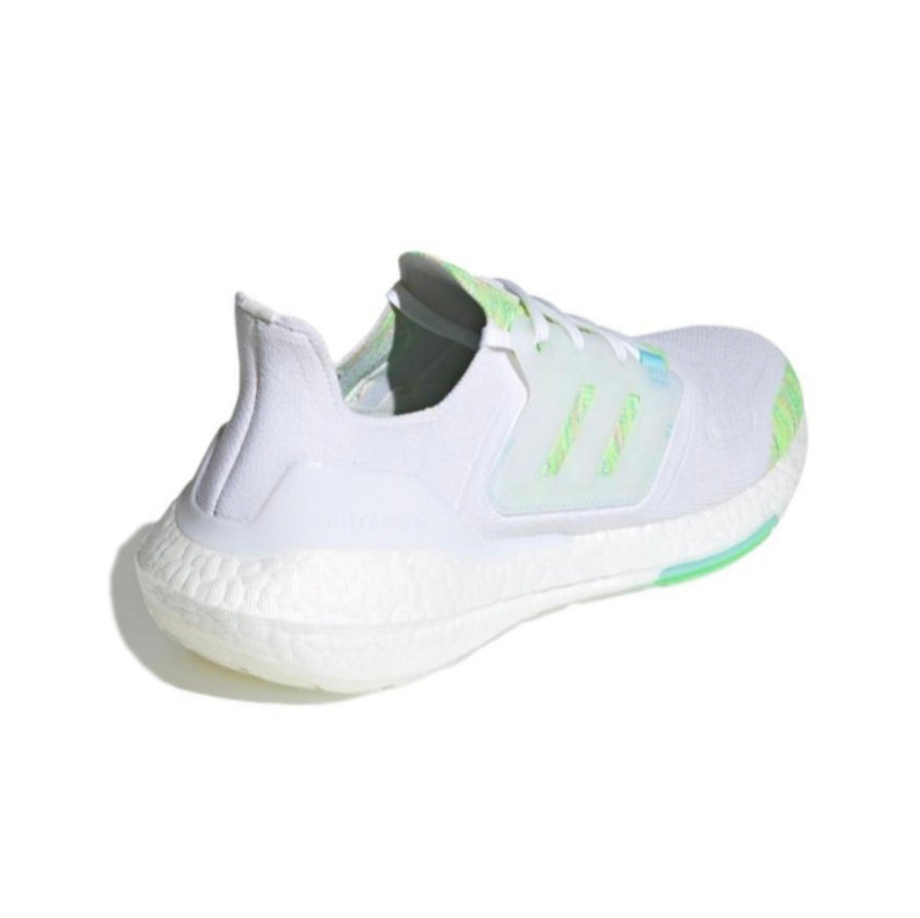 Adidas UltraBoost 22 GX5913 Running Sneakers in White Green - product image from the listing.