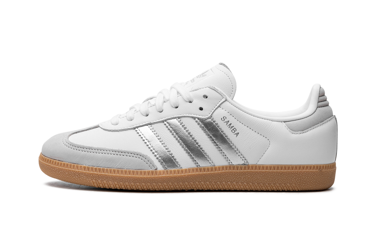 Women's Samba OG "White Silver Metallic Grey" JI2725 - product image from the listing.