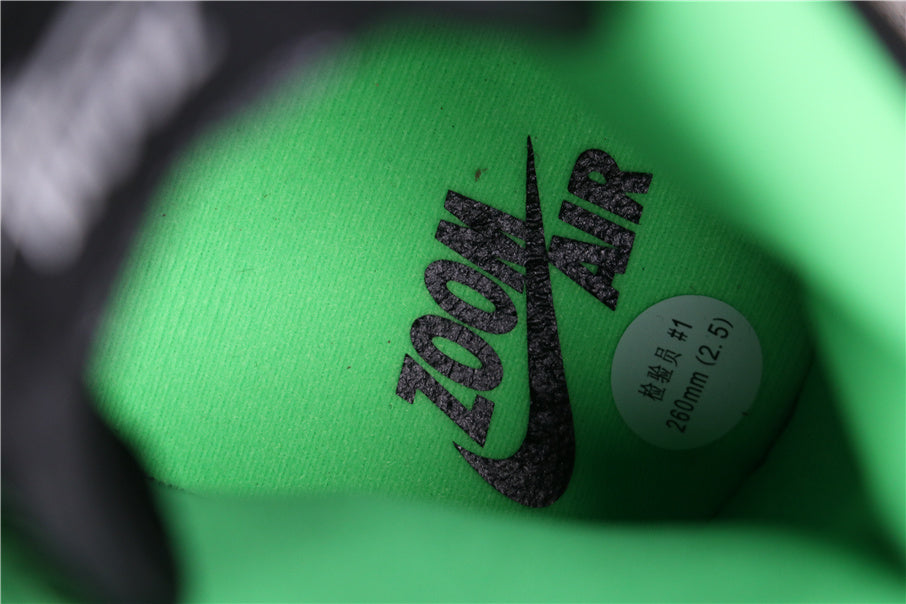 Air Jordan 1 High Zoom Rage Sneakers in Green CK6637-002 - product image from the listing.