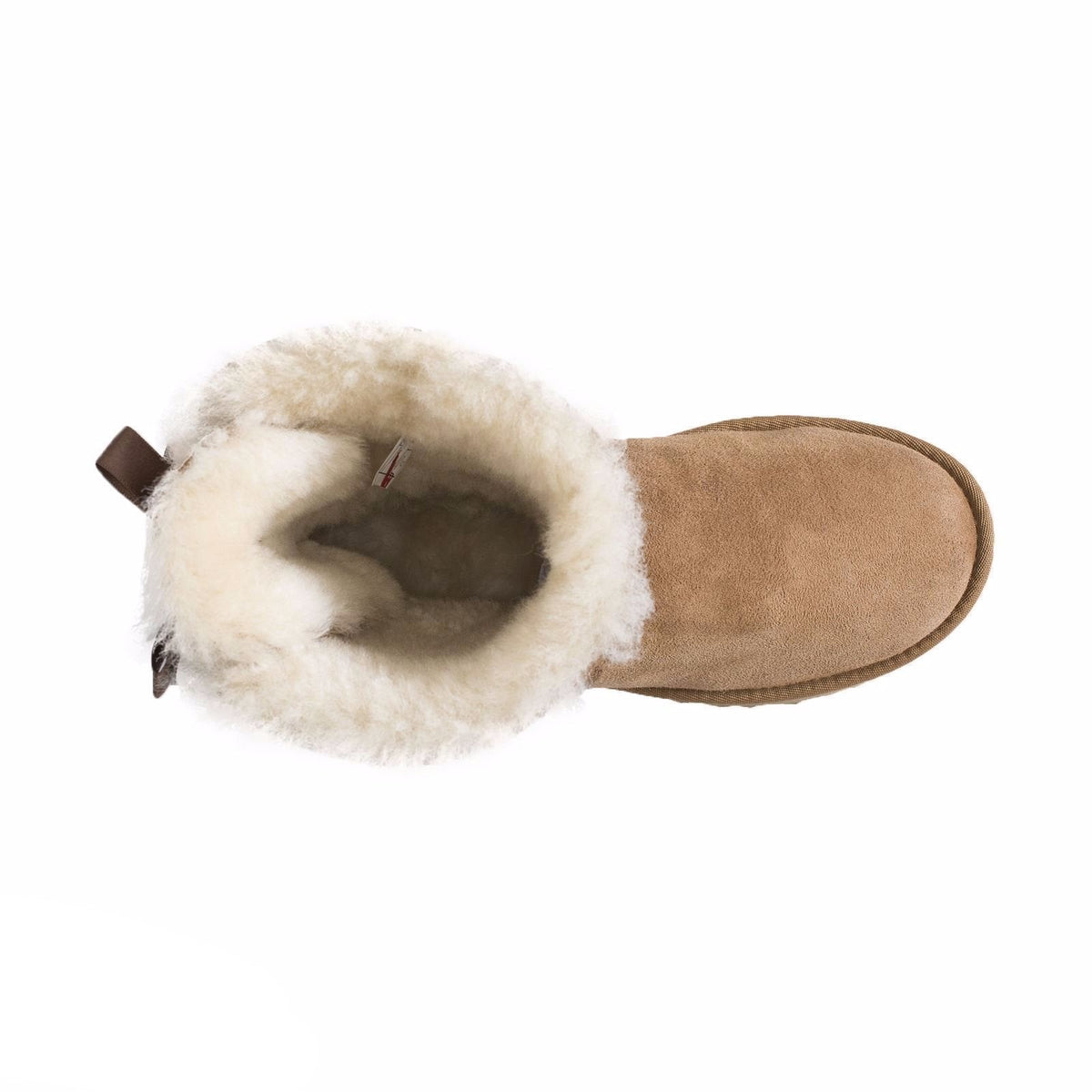 Women's UGG Bailey bow II Chestnut Boots - product image from the listing.
