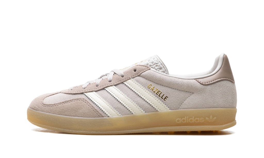 Women's Gazelle Indoor "Light Brown / Off White / Gum" HQ2662 - product image from the listing.