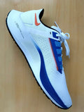 Nike Air Zoom Pegasus 38 Running Shoes in White Blue DQ8575-100 - product image from the listing.