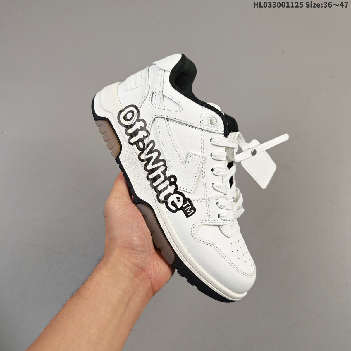 White Off-White Out Of Office Low-Top Sneakers - product image from the listing.